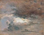 John Constable Evening painting